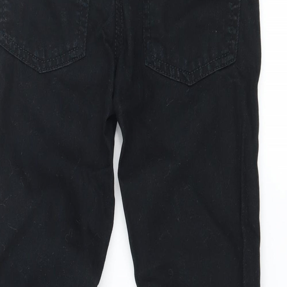 George Boys Black  Denim Skinny Jeans Size 6-7 Years