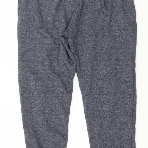 George Mens Blue  Jersey Jogger Trousers Size M L27 in