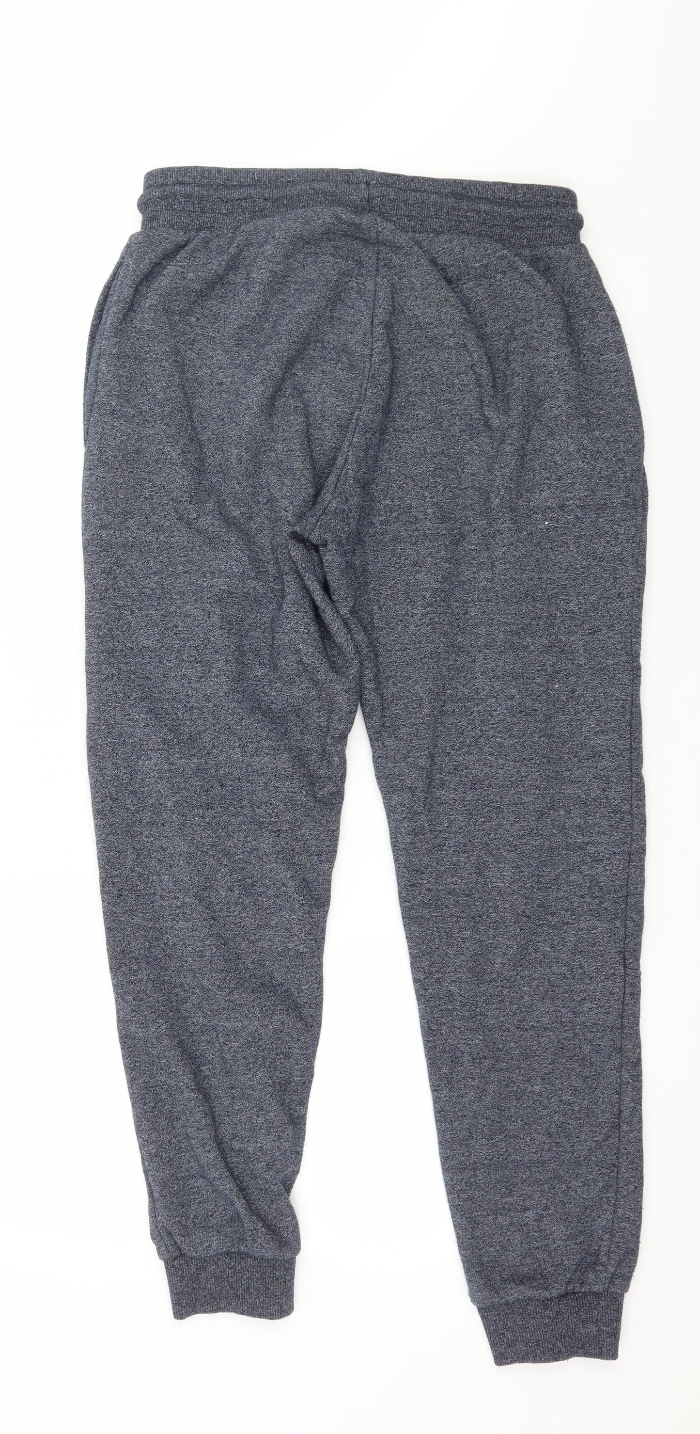 George Mens Blue  Jersey Jogger Trousers Size M L27 in