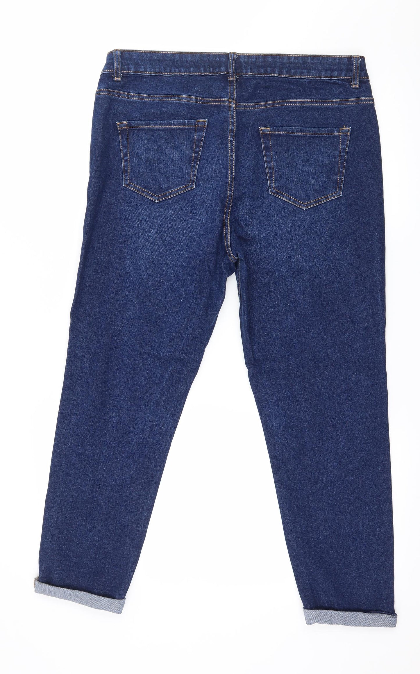 New Look Womens Blue  Denim Skinny Jeans Size 14 L25 in