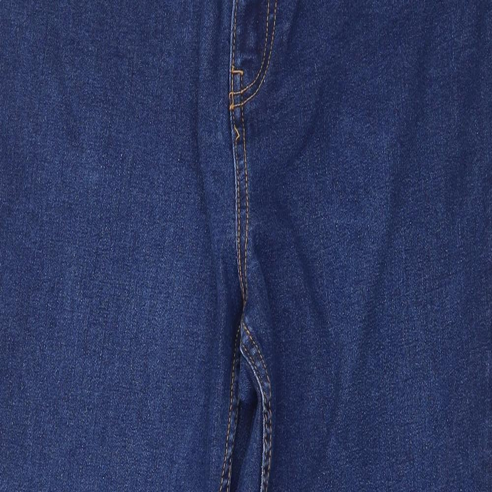 New Look Womens Blue  Denim Skinny Jeans Size 14 L25 in