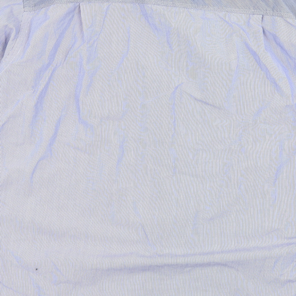 NEXT Mens Blue Striped   Button-Up Size M
