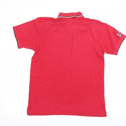 Easy Mens Red  Jersey  Polo Size M