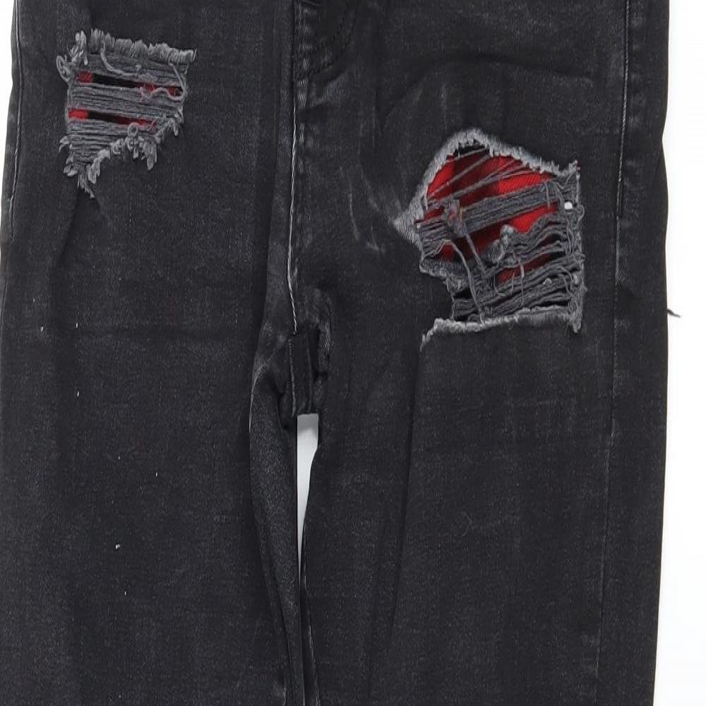The Couture Club Mens Grey  Denim Skinny Jeans Size 28 in L29 in