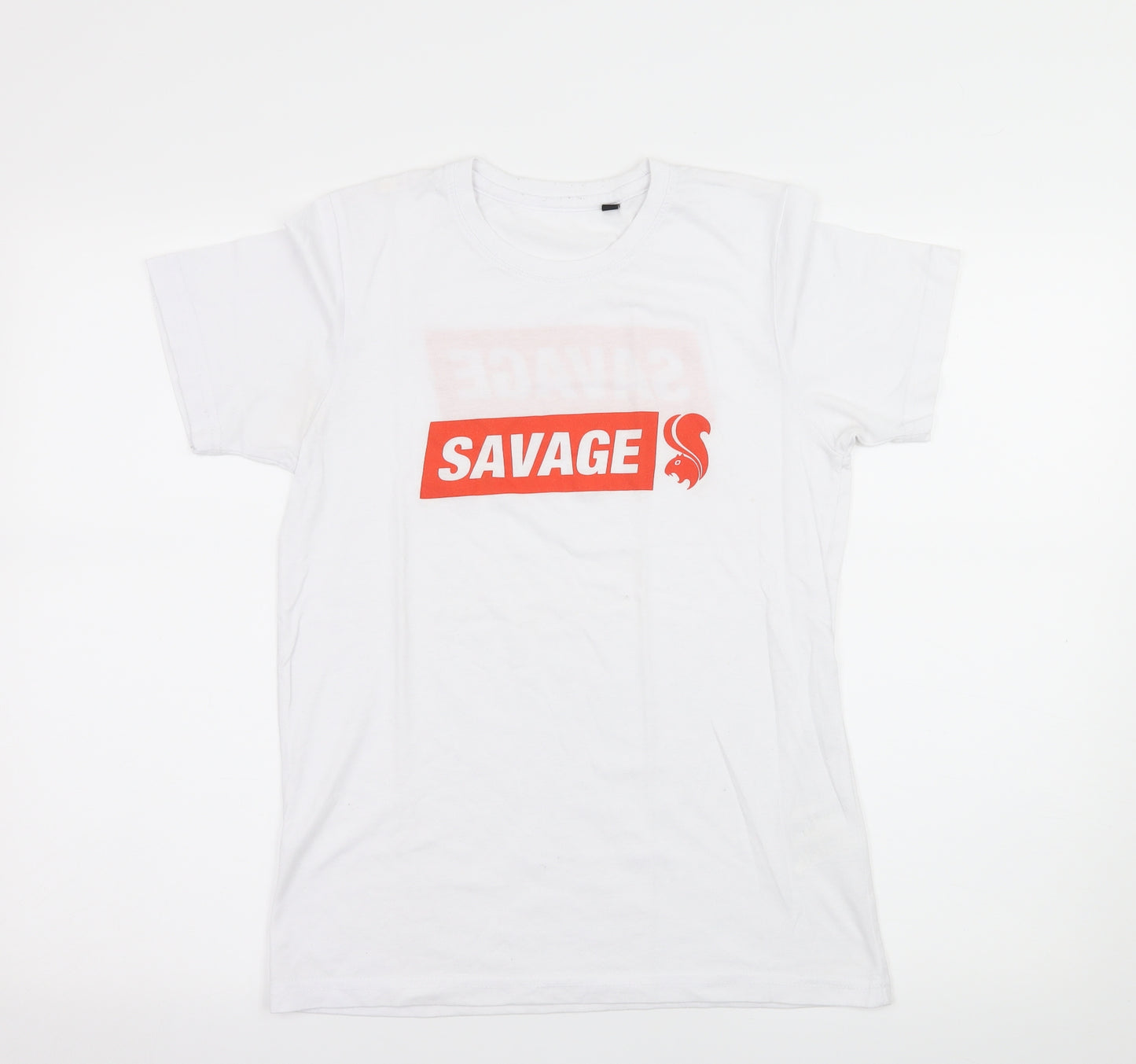Prworn Mens White  Jersey  T-Shirt Size M  - SAVAGE