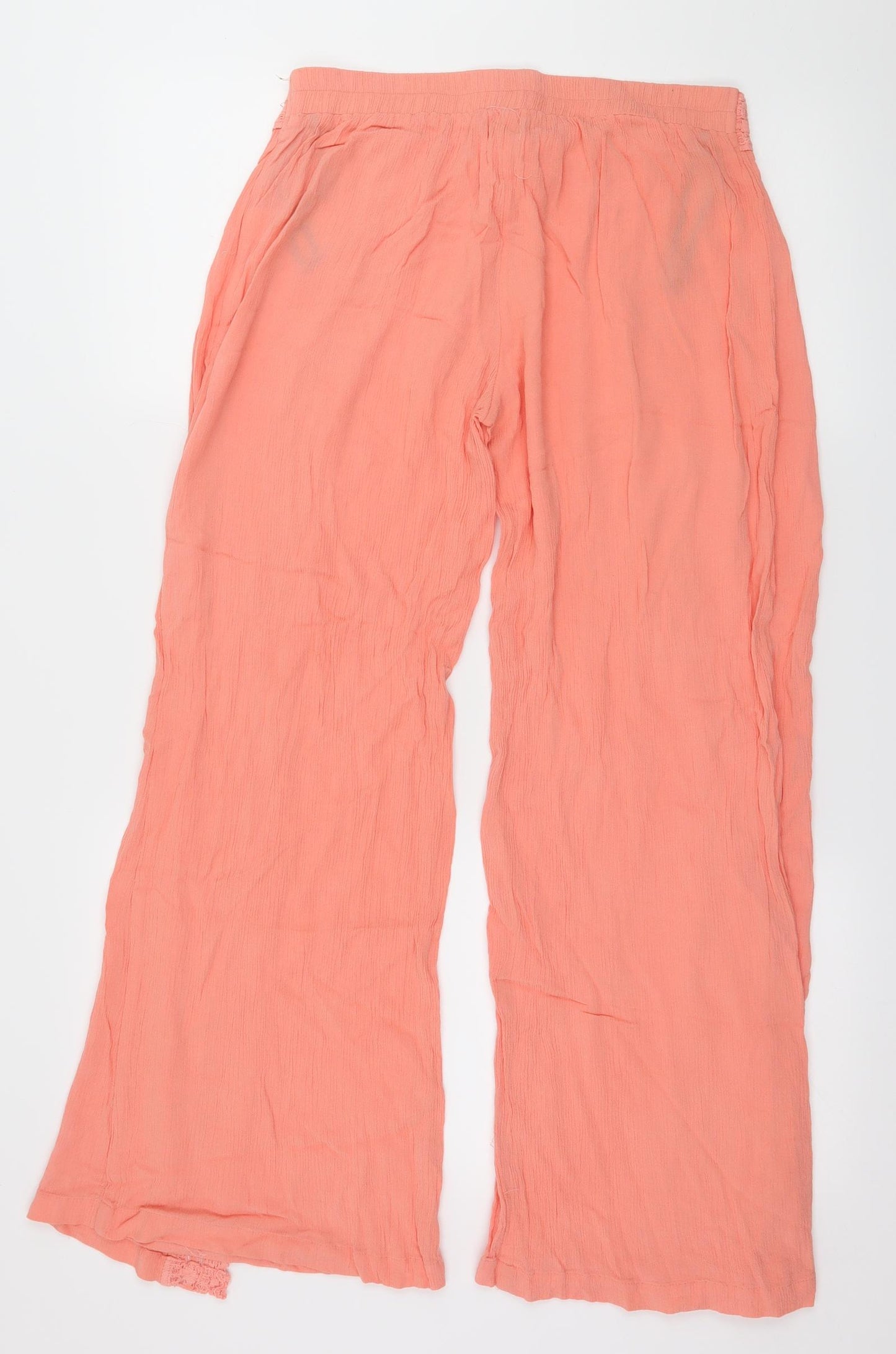 Primark Womens Orange   Trousers  Size 10 L27 in