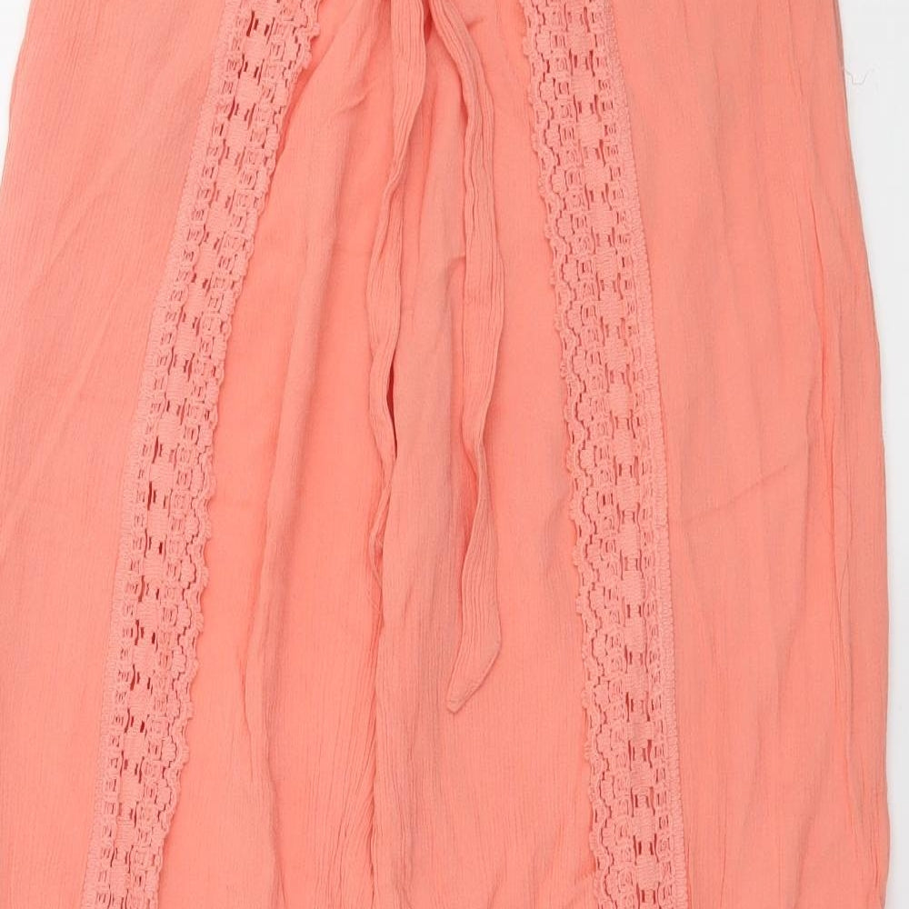 Primark Womens Orange   Trousers  Size 10 L27 in