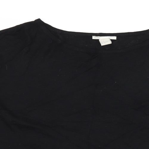 H&M Womens Black  Knit Pullover Jumper Size S