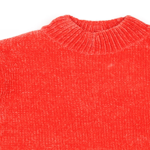 F&F Womens Red  Knit Pullover Jumper Size 14