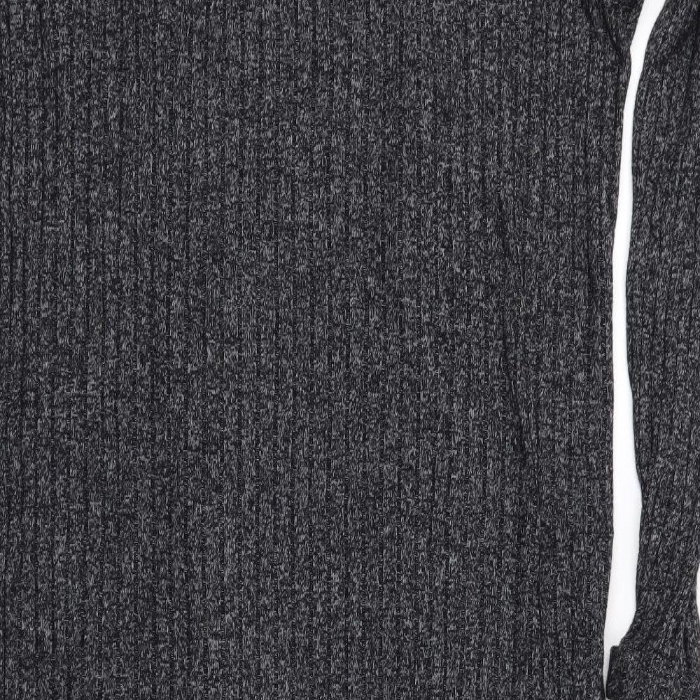 New Look Womens Grey  Knit Cardigan Jumper Size 18