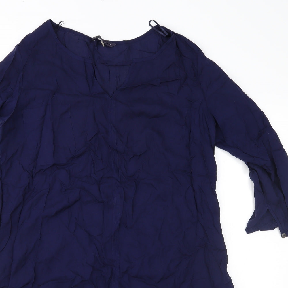 Marks and Spencer Womens Blue   Tunic Blouse Size 12