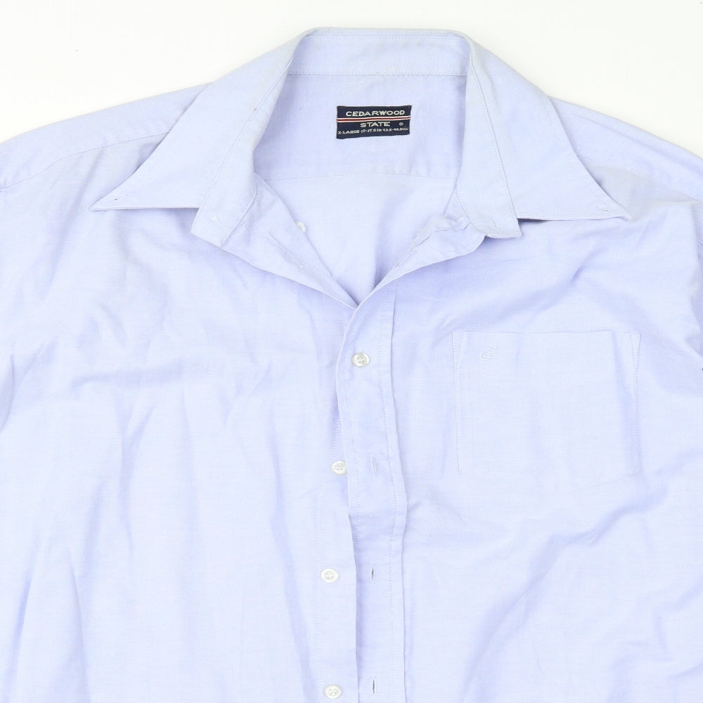 Cedar Wood State Mens Blue    Button-Up Size XL