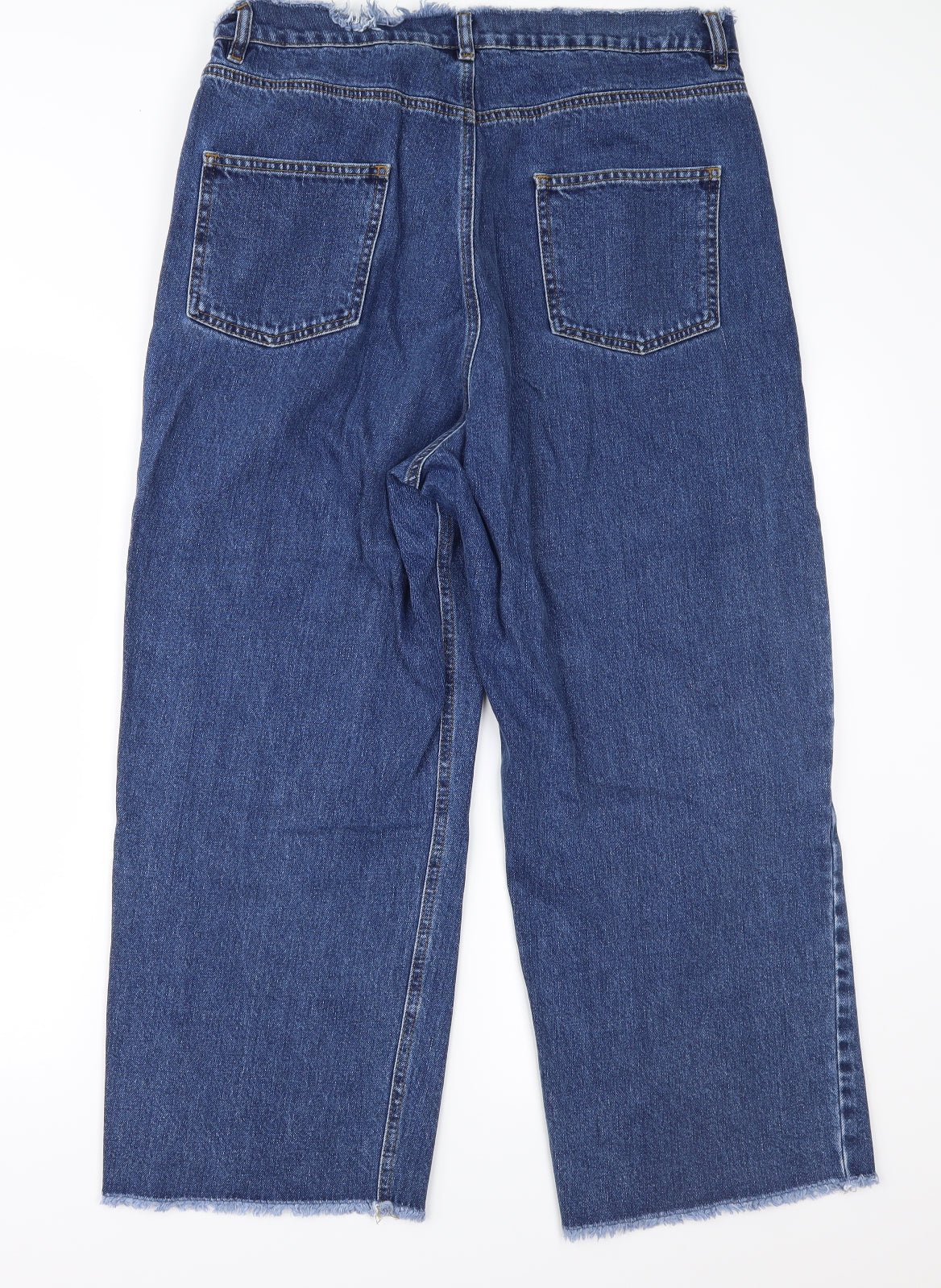 ASOS Womens Blue  Denim Mom Jeans Size 34 L32 in