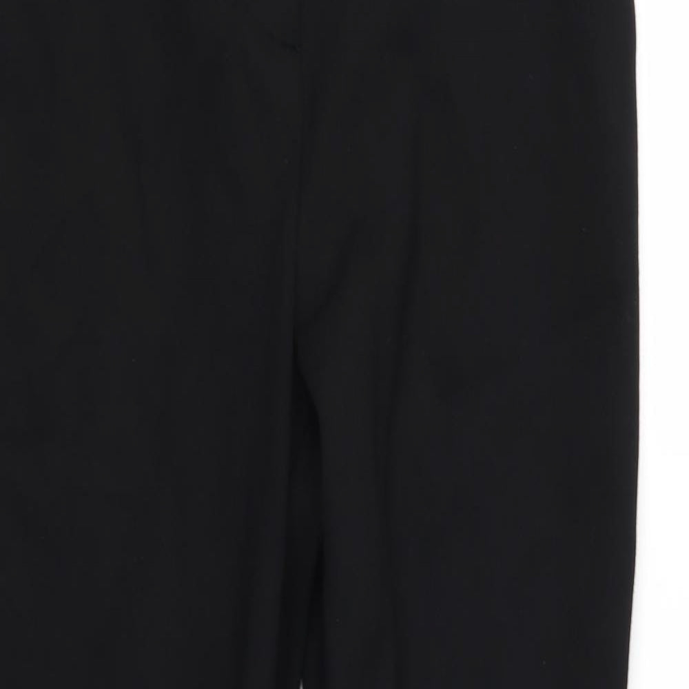 F&F Womens Black   Trousers  Size 12 L27 in