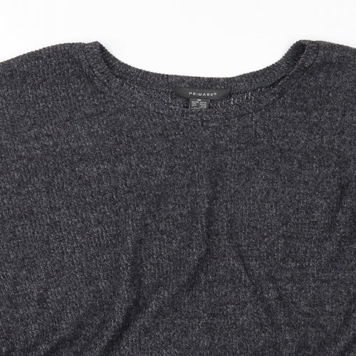 Primark Womens Grey   Pullover Jumper Size M
