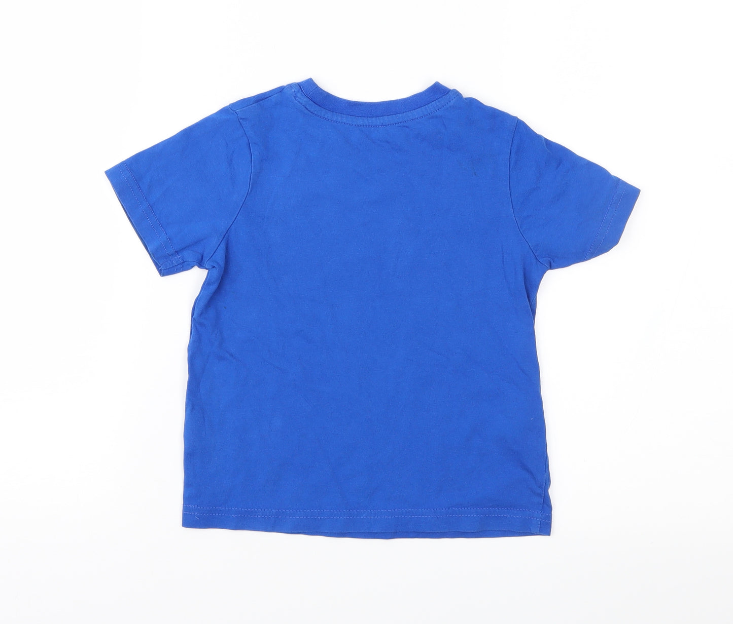 George Boys Blue  Jersey Basic T-Shirt Size 2-3 Years