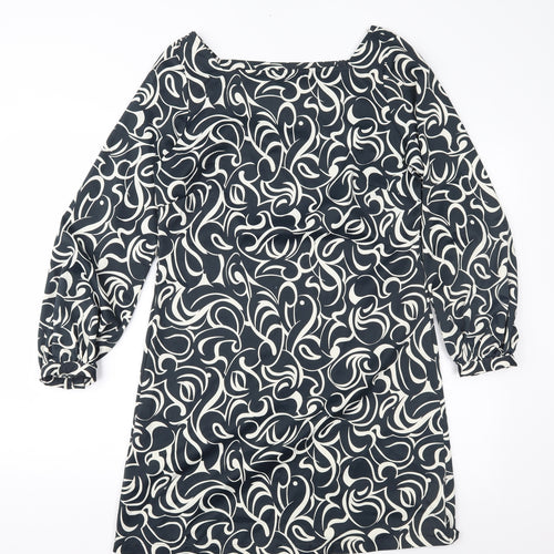 Matalan Womens Blue Geometric  Shift  Size 12