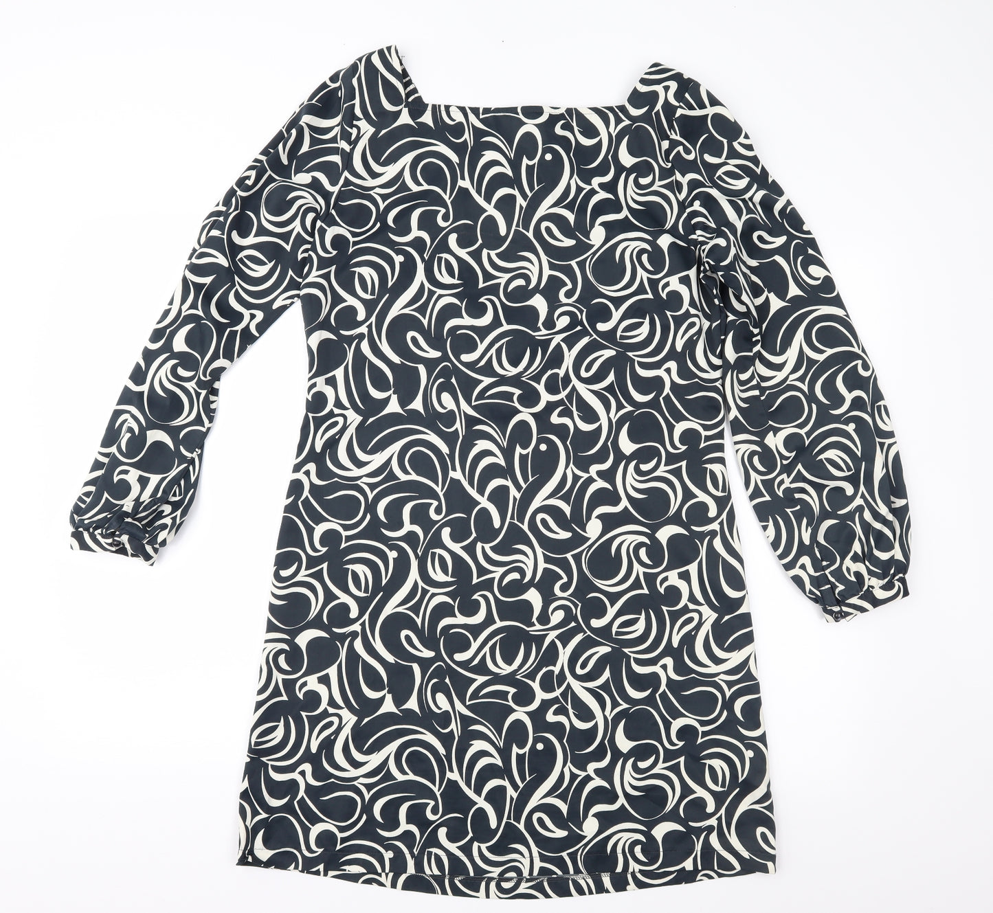 Matalan Womens Blue Geometric  Shift  Size 12