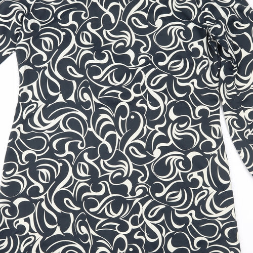 Matalan Womens Blue Geometric  Shift  Size 12