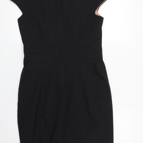 F&F Womens Black Polka Dot  Shift  Size 10