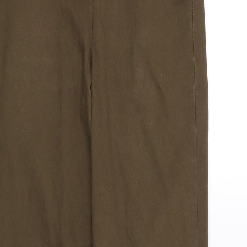 H&M Womens Brown   Trousers  Size 10 L28 in