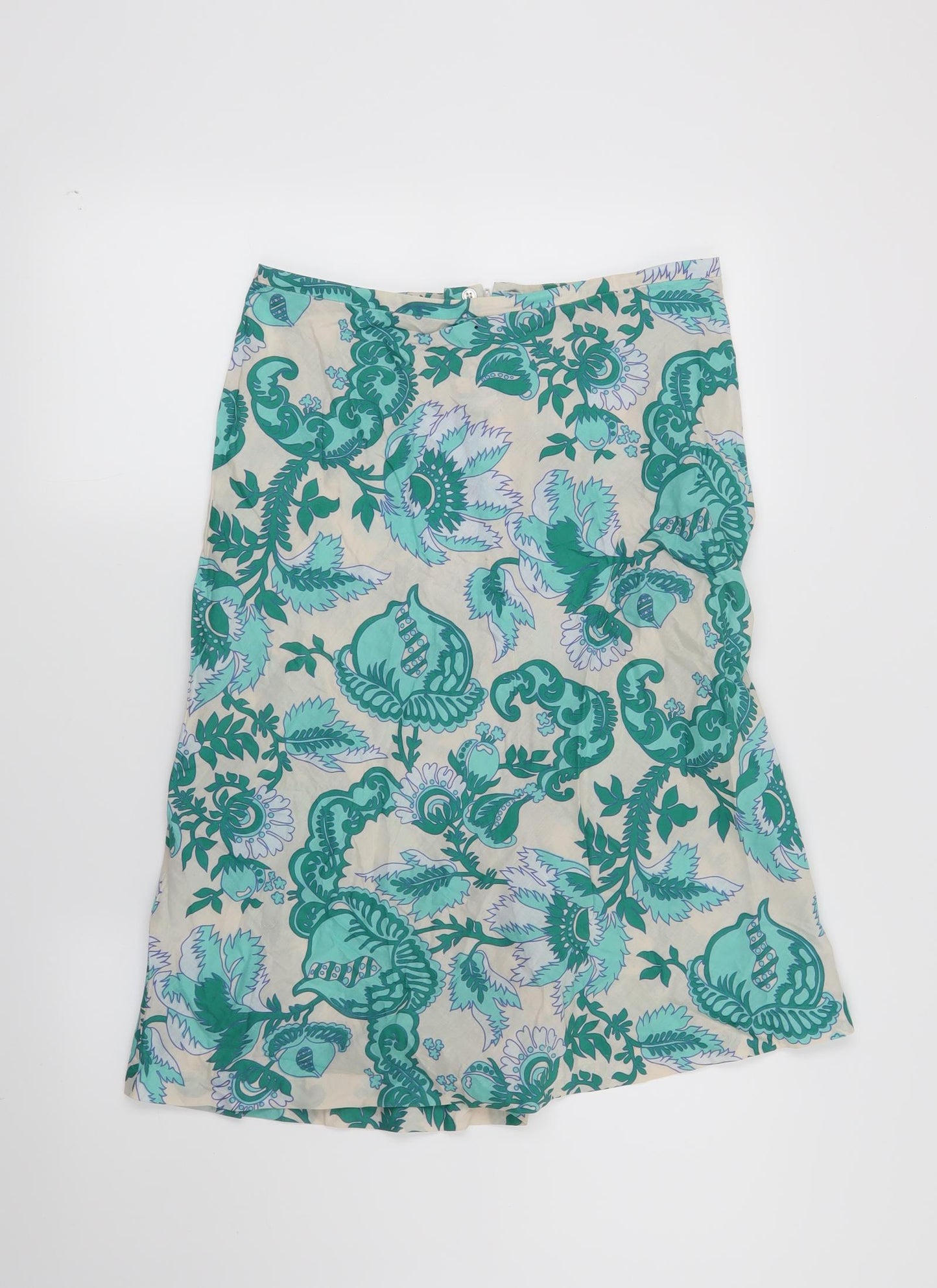 Great Plains Womens Beige Floral  A-Line Skirt Size 8