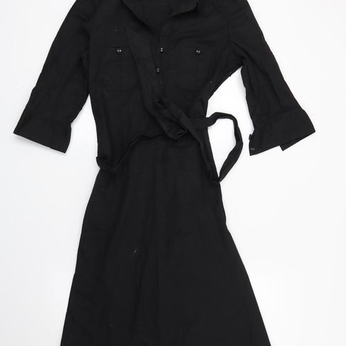 George Womens Black   Shirt Dress  Size 10