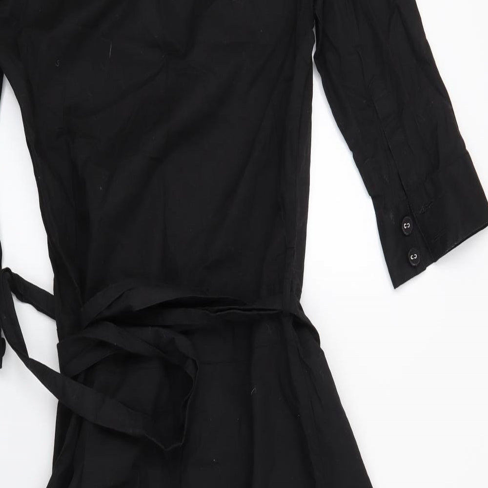 George Womens Black   Shirt Dress  Size 10