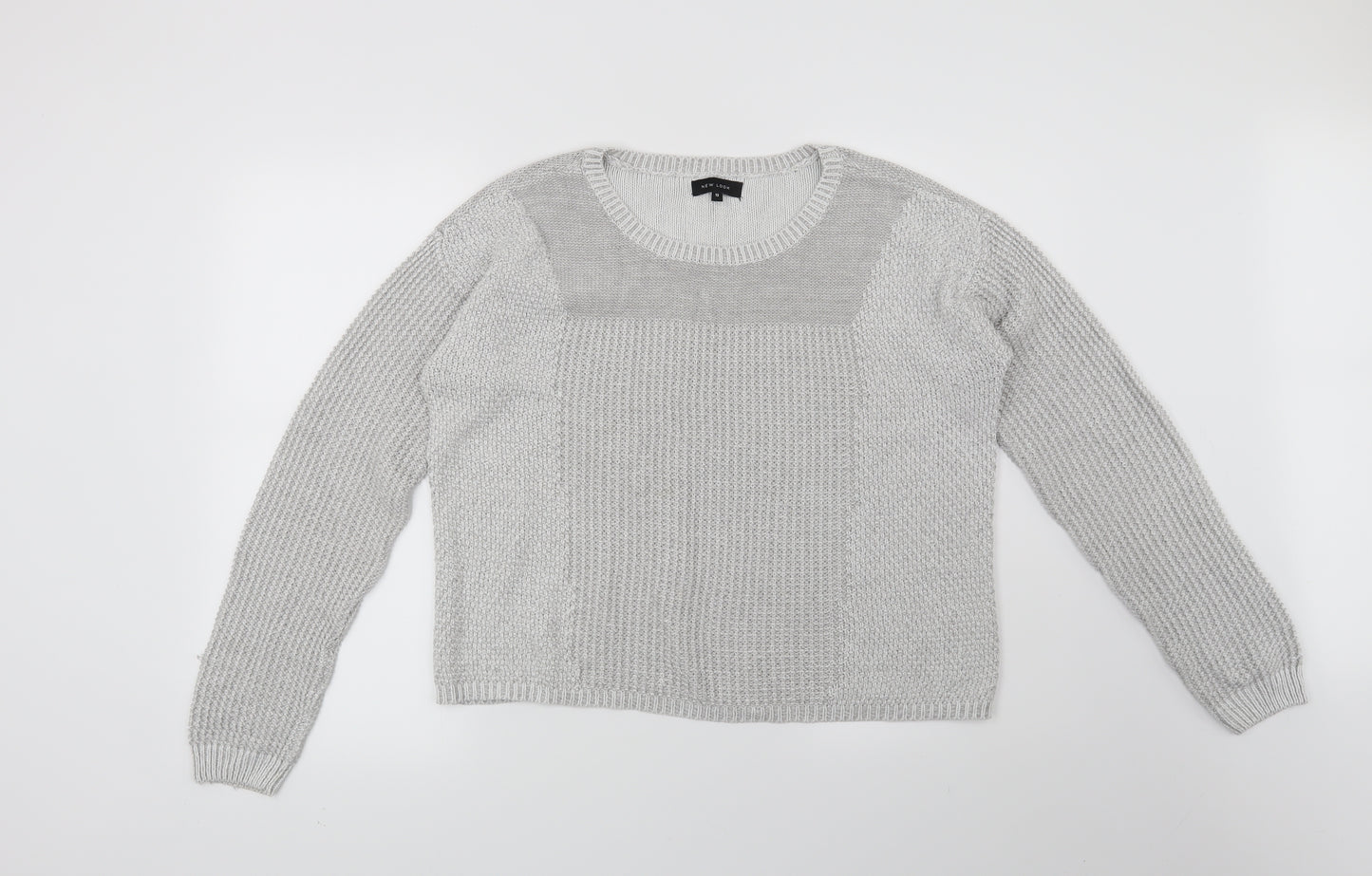 New Look Womens Grey   Pullover Jumper Size 12