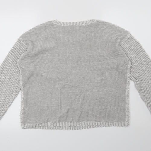 New Look Womens Grey   Pullover Jumper Size 12