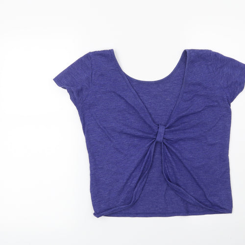 dELiA*s Womens Purple   Basic T-Shirt Size M