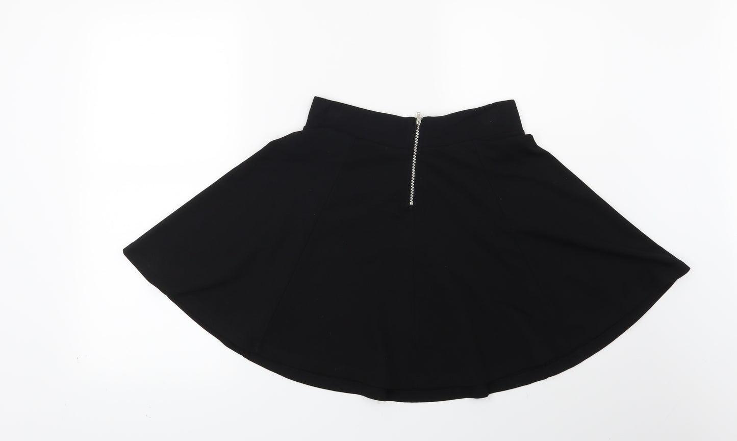 H&M Womens Black   Skater Skirt Size S