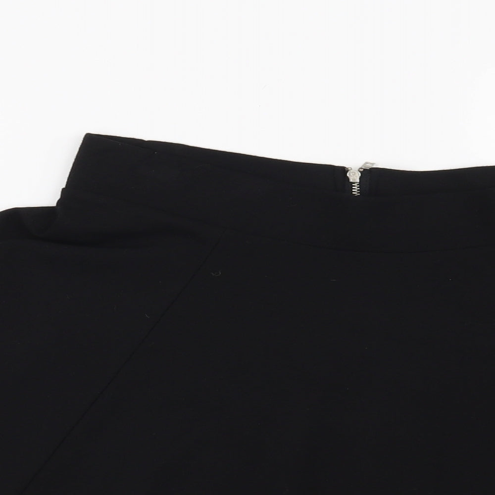 H&M Womens Black   Skater Skirt Size S