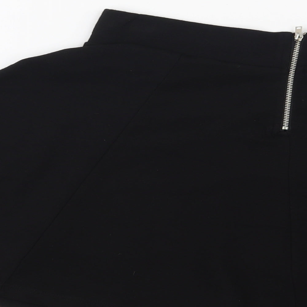 H&M Womens Black   Skater Skirt Size S