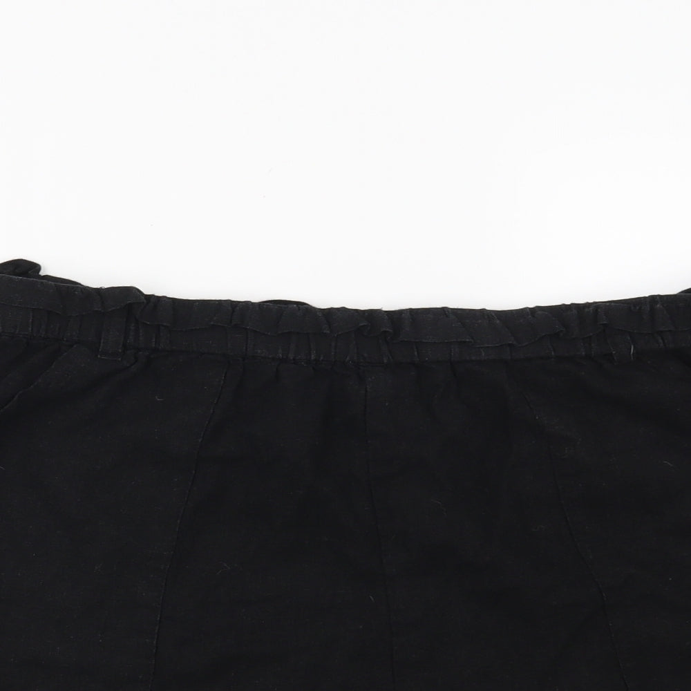 Cotton On Womens Black   Hot Pants Shorts Size 14