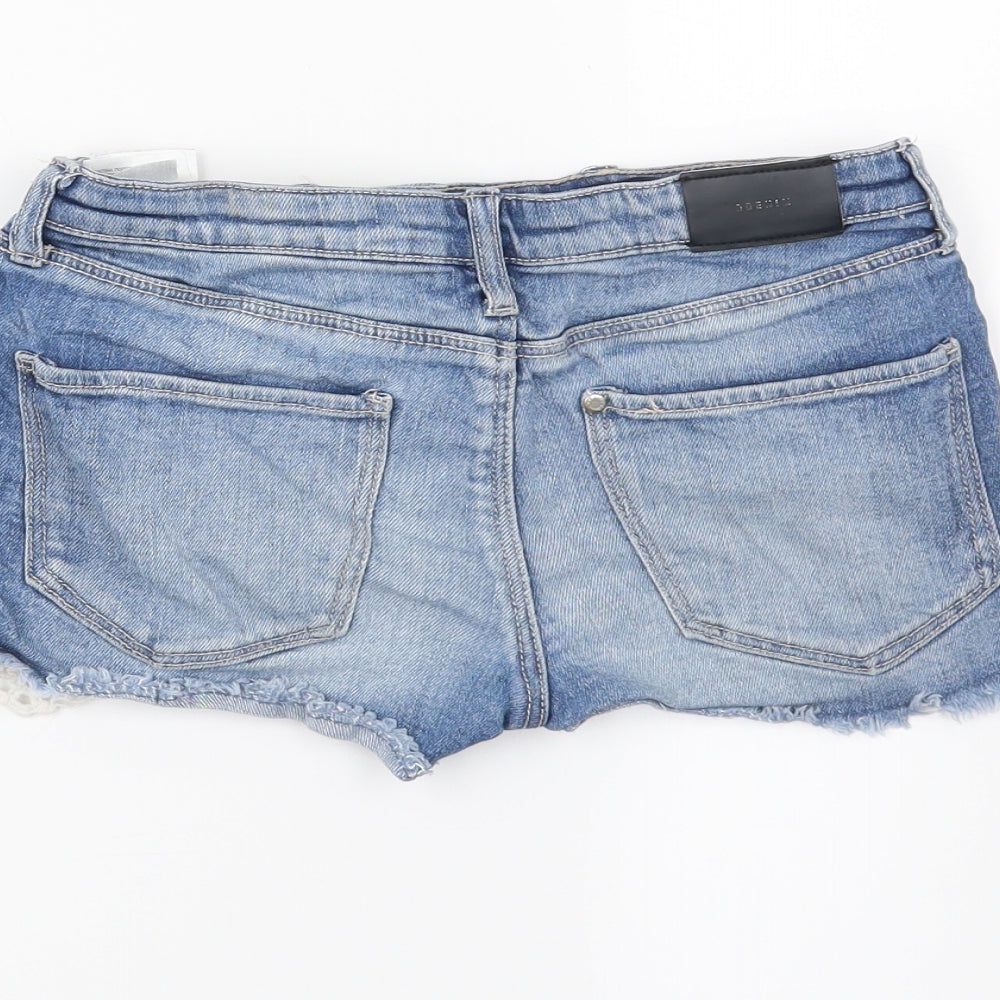 & Denim Girls Blue   Cut-Off Shorts Size 11 Years