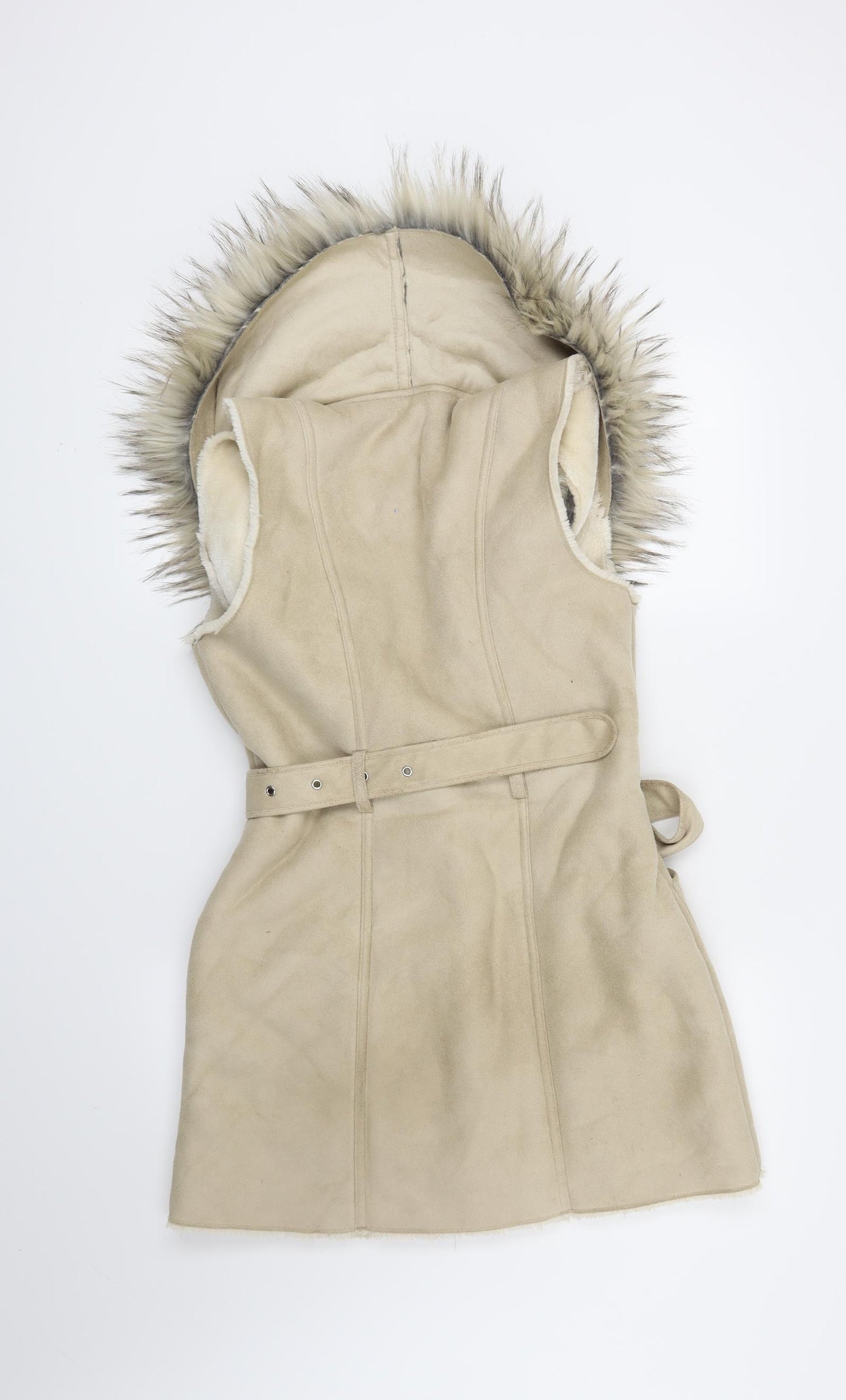 F&F Womens Beige   Gilet Jacket Size 6