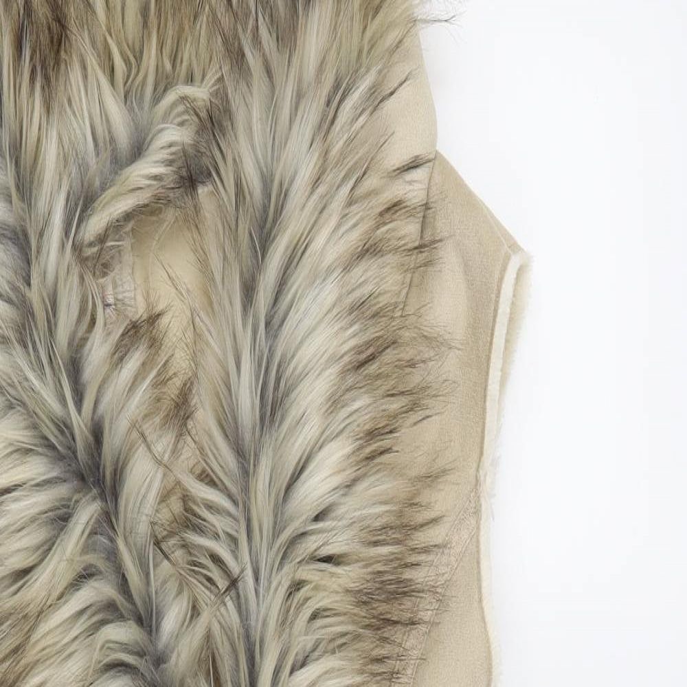 F&F Womens Beige   Gilet Jacket Size 6