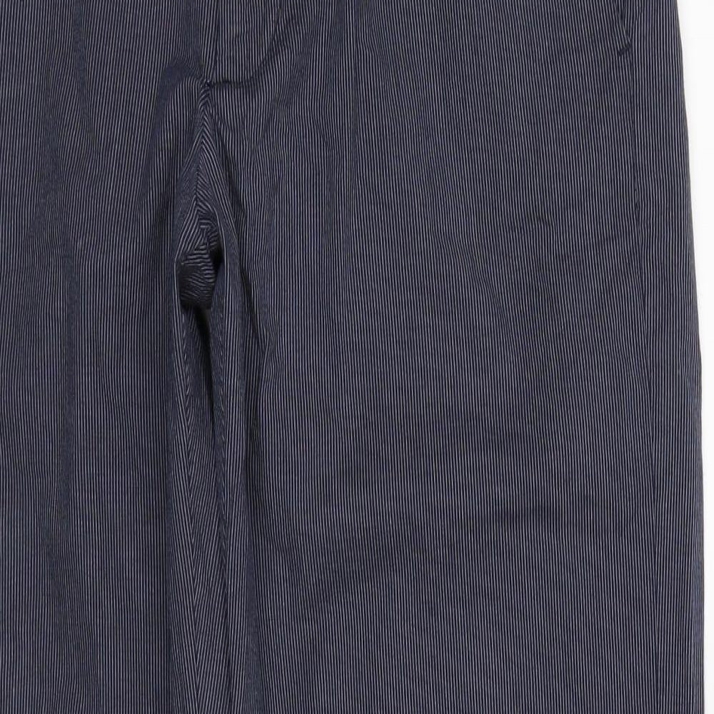 Gap Mens Blue Striped  Trousers  Size 32 L32 in
