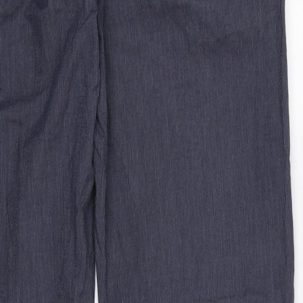 Gap Mens Blue Striped  Trousers  Size 32 L32 in