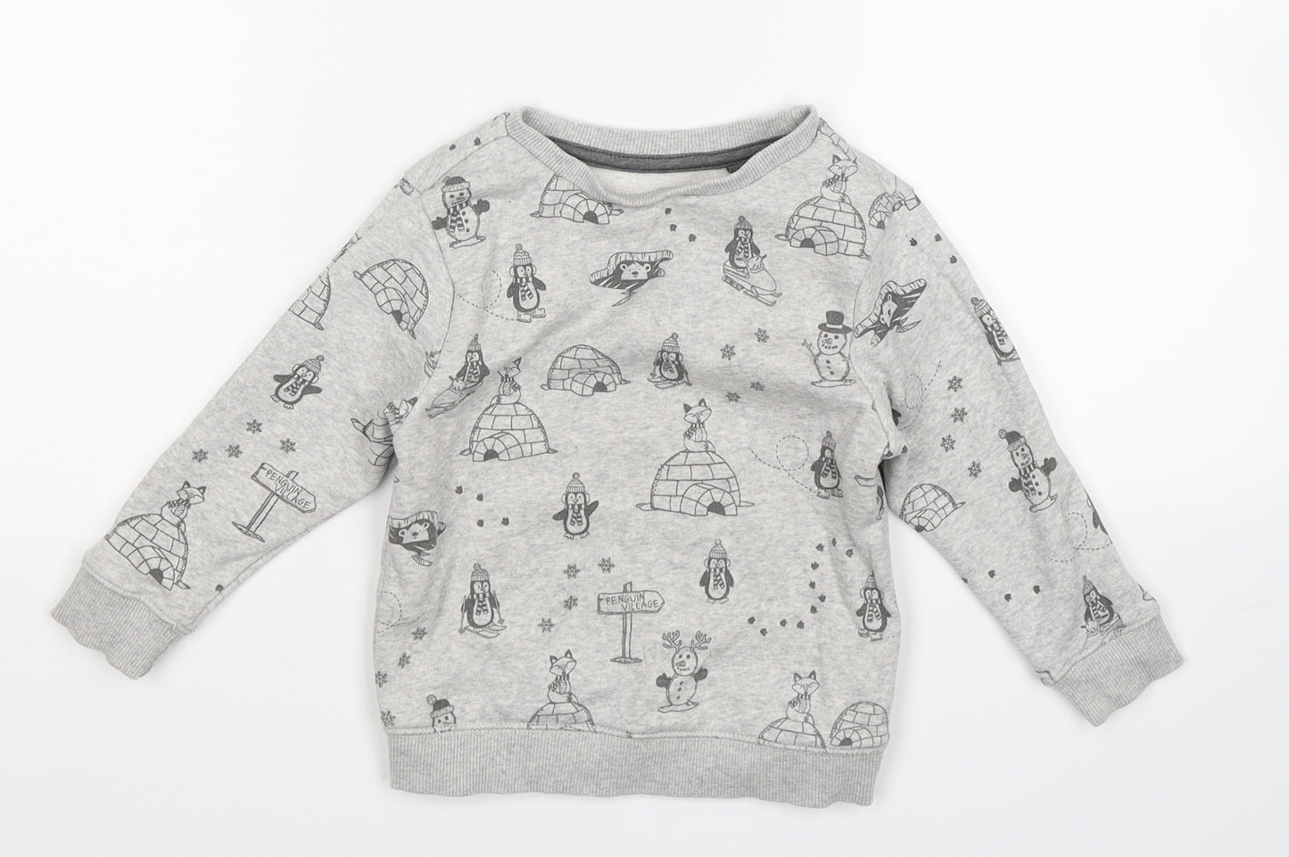 George Baby Grey   Pullover Jumper Size 18-24 Months