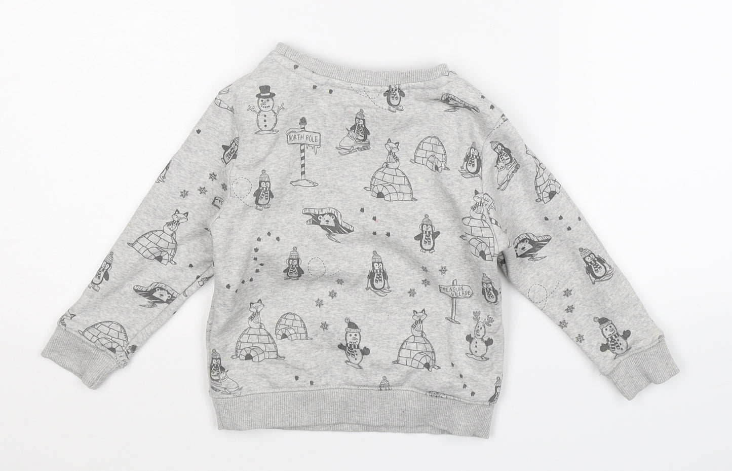 George Baby Grey   Pullover Jumper Size 18-24 Months