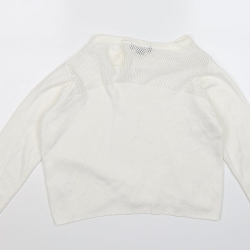 Atmosphere Womens White  Knit Pullover Jumper Size 10