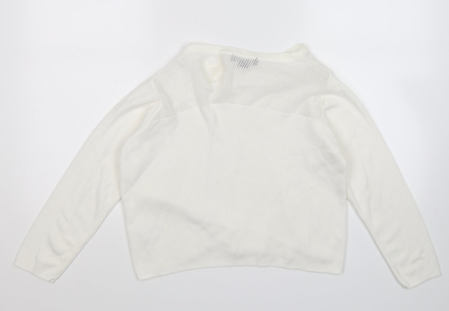 Atmosphere Womens White  Knit Pullover Jumper Size 10