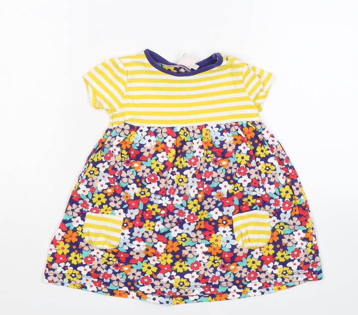 Mini Club Girls Multicoloured Floral  Fit & Flare  Size 6-9 Months