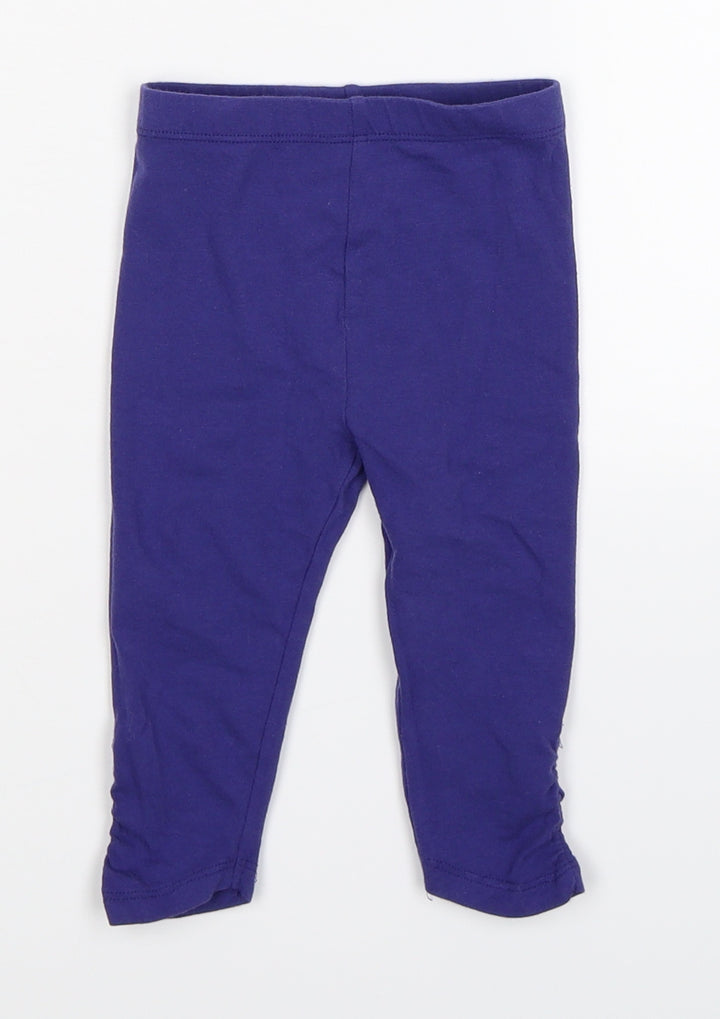 Mini Club Girls Purple   Capri Leggings Size 6-9 Months