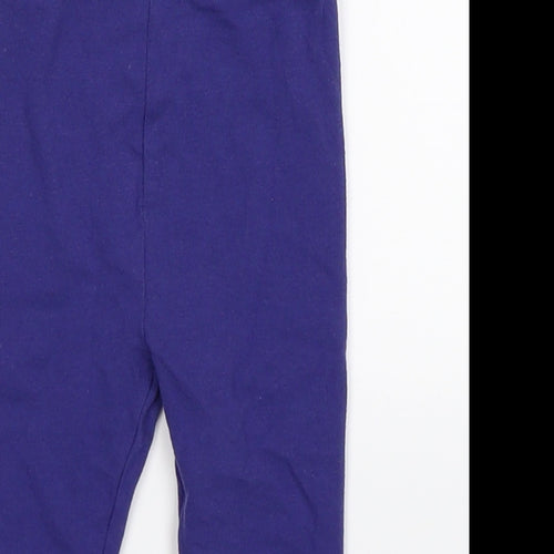 Mini Club Girls Purple   Capri Leggings Size 6-9 Months