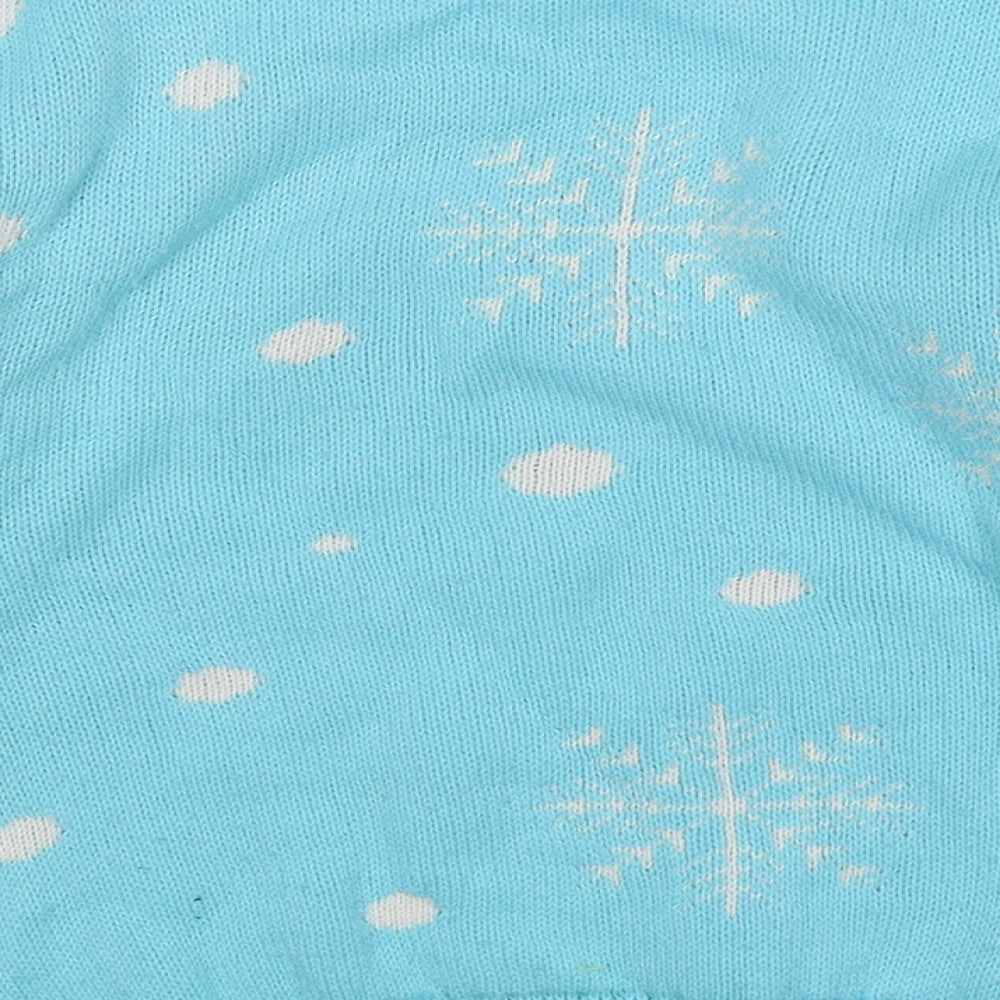 Icki Girls Blue  Knit Pullover Jumper Size 7-8 Years  - Frozen