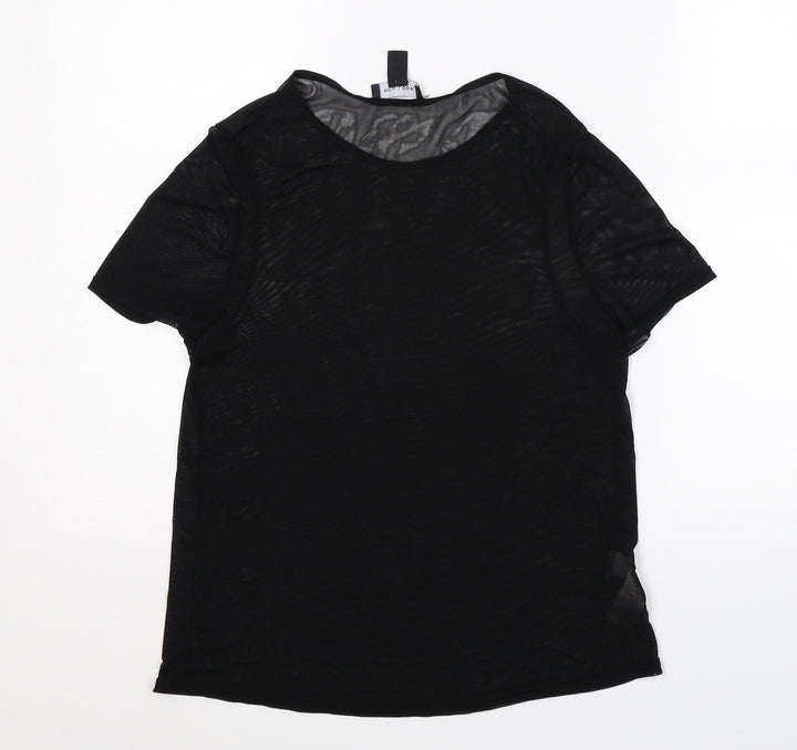New Look Womens Black   Basic T-Shirt Size 10