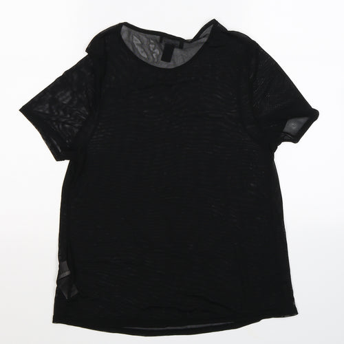 New Look Womens Black   Basic T-Shirt Size 10